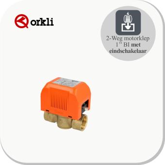 2-weg Motorklep 1''BI eindpositie schak.