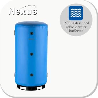 AR-1500L Glasslined koelwater buffervat