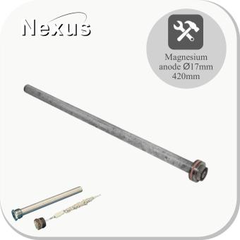 Magnesium anode Ø17mm / 420mm WPB