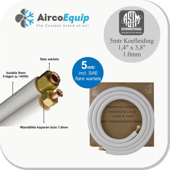   5Mtr Koelleiding 1/4