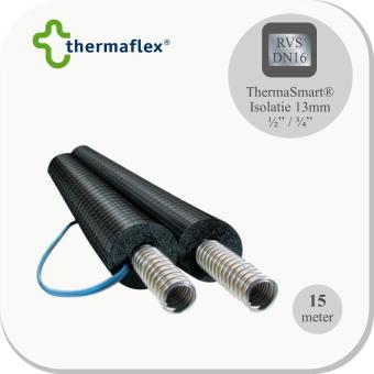 DN16 HT light 15mtr Dubbel 13mm isolatie