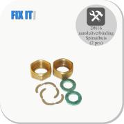 Aansluitverbinding-set Solar DN16 3/4''