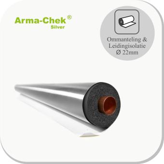 Buisisolatie 12mm dik L=1mtr Ø22mm