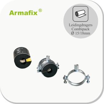 Leidingdragers combipack Ø15/18 mm