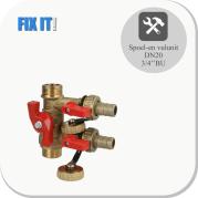Spoel- en vulunit DN20 3/4''BU