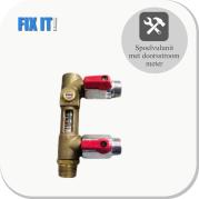 Spoel-& Vulunit met doorstroommeter 1/2