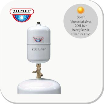 200ltr Solar voorschakelvat
