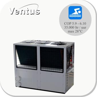 120.0 kW commerciële zwembad warmtepomp