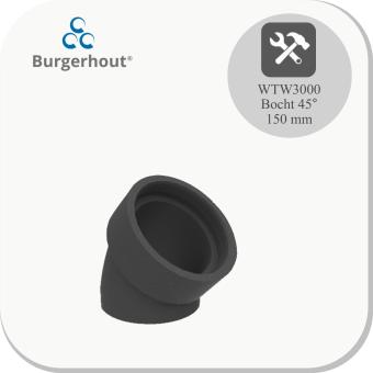 HR-WTW3000 bocht 45° 150mm