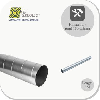 Luchtkanaal buis 160/0,5MM LG3