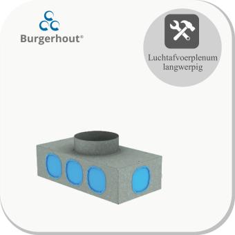 Luchtafvoerplenum 400x200x110